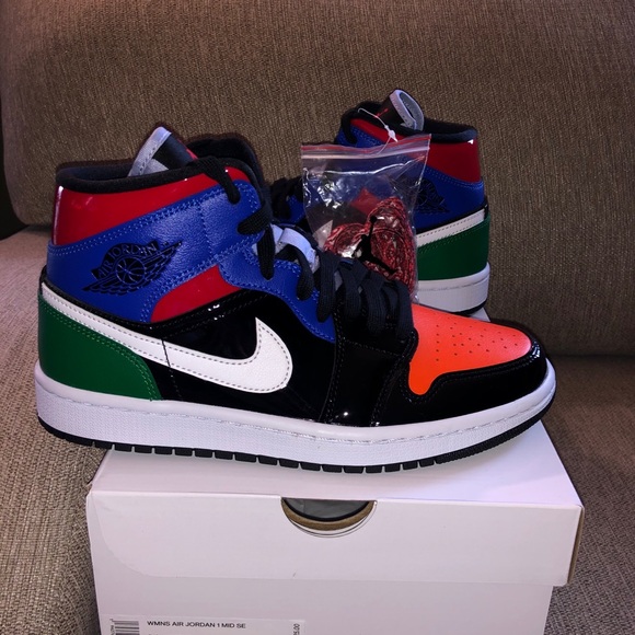 Jordan Shoes - Jordan 1 Mid Multi Patent